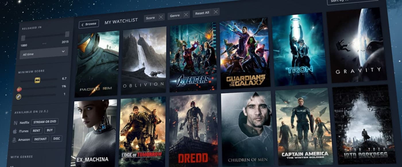 Movieo project preview